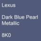 Preview: Lexus, Dark Blue Pearl Metallic, 8K0.